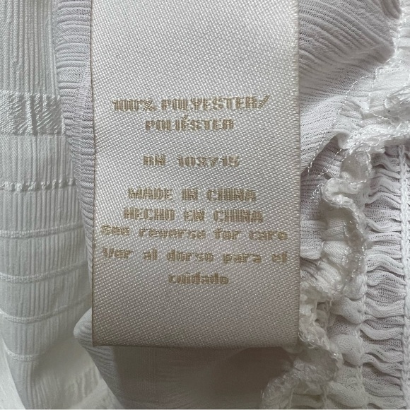 Hope & Harlow Sleeveless White Blouse Size 1X NWT - Picture 4 of 5